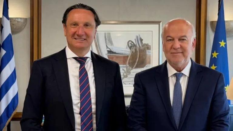GCM President Bill Papastergiadis meets with Greek Minister for Justice