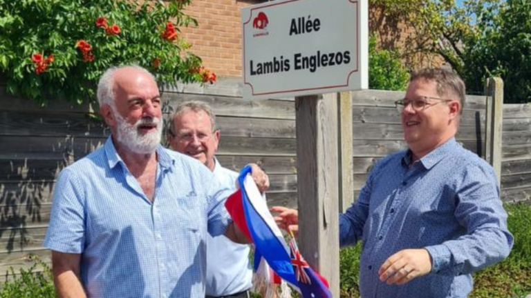 French town honours Greek Australian with street name for war graves discovery