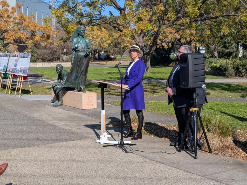 Nina Taylor MP attends the memorial every year