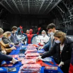 Spider-Man Helping Volunteers