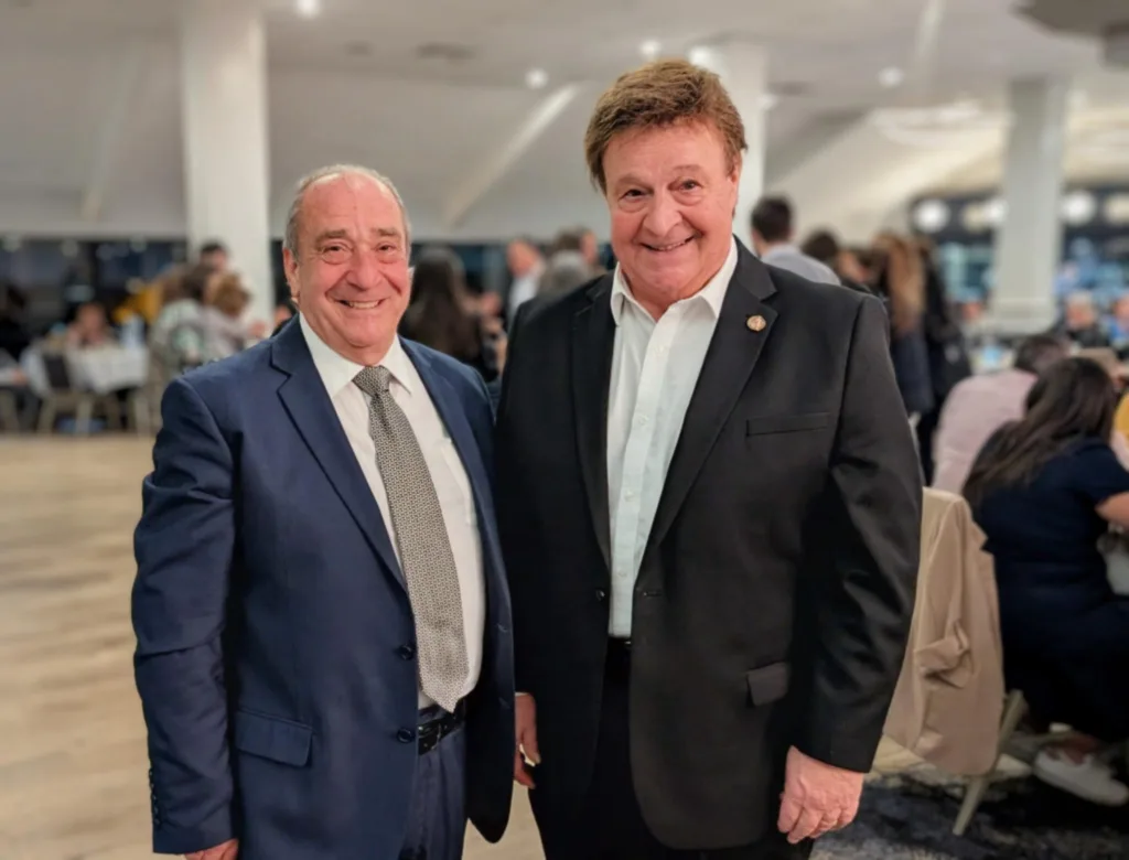 Vice President Alex Kalimniou and President Iraklis Vayianos