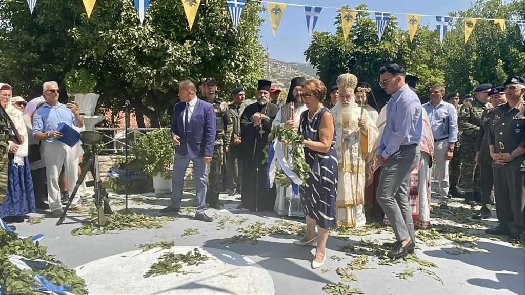 Samos marks double celebration of faith and freedom with Australian participation