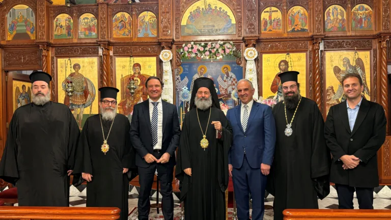 Faith and unity mark Archbishop Makarios’ historic visit to Thornbury church