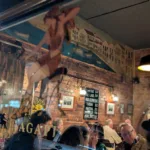 Diners enjoying heart meals at Agapi