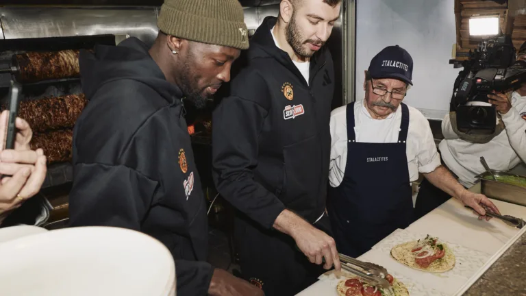 Greek basketball stars bring Panathinaikos spirit to Melbourne’s Stalactites