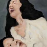 Loss of Self, appears to be two subjects, but is one. After getting assaulted, a piece of a woman dies