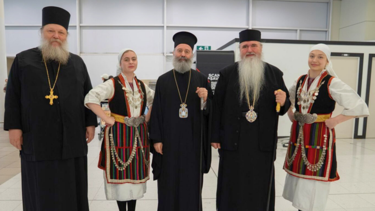 Mount Athos Elder and Metropolitan Justin arrive in Sydney for clergy synaxis