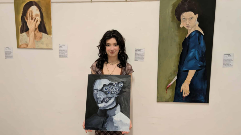 Iris Pavlidis’ rage on canvas: Awakening society to women’s suffering