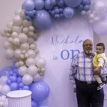 Nicholas Yannios with his pappou Nicholas Yannios