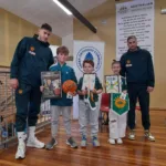 Panathinaikos BC visit to GOC school 3