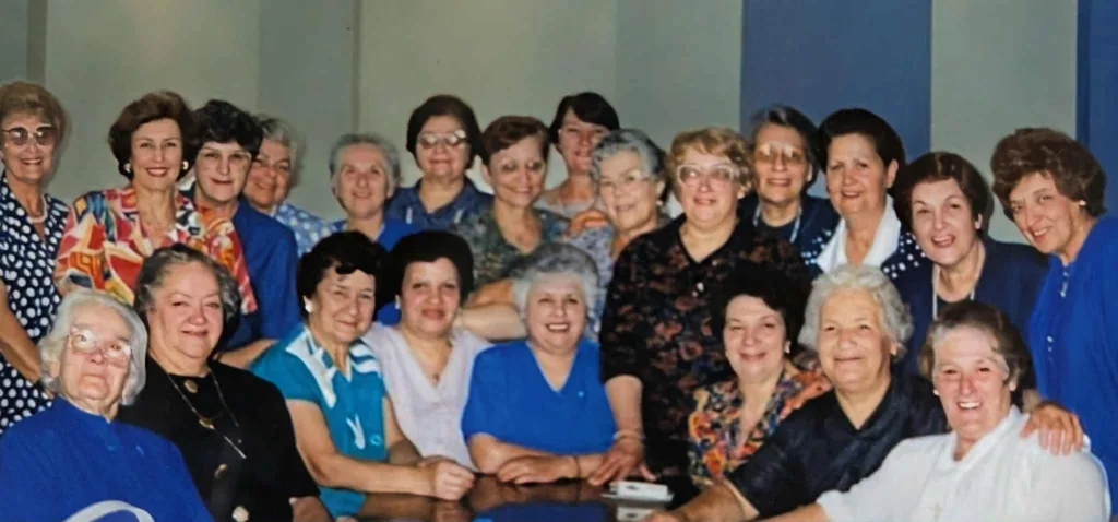 Retro photo of a former Kastellorizian women's group