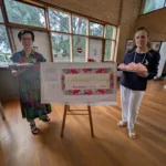 Helen-Hatzis-and-Georgia-Sahinis-welcomed-guests-with-liquer-and-loukoumades-as-they-entered-the-hall