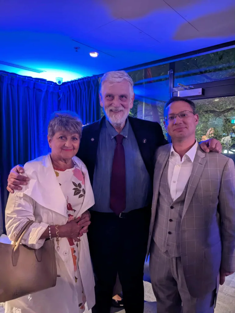 Litsa Athanasiadis, Ioannis Loverdos and lawyer Dean Kalimniou