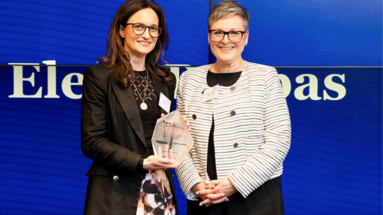 Elena Pappas honoured with the 2025 Stephen Myall Award Elena Pappas honoured with the 2025 Stephen Myall Award