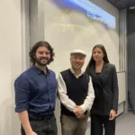 MUnGA-Co-Presidents-Christina-Damigos-and-Athanasios-Pirpiris-with-lecturer-Dr-Hyun-Jin-Kim