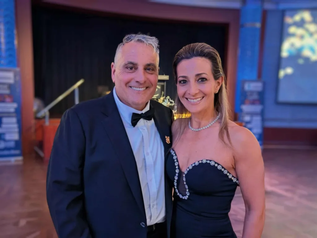 Nik Spartels and wife, Dina