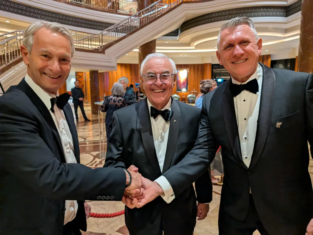 Steve Agedemis, Angelo Hatsatouris and George Pizanis