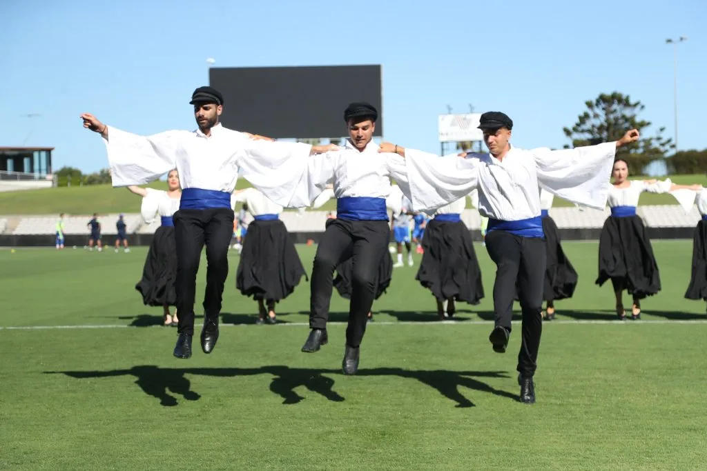 Greek dancers to take centre stage, setting the rhythm and spirit for Sydney Olympic’s clash against South Melbourne.