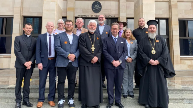 Bishop Elpidios joins interfaith gathering at WA Parliament