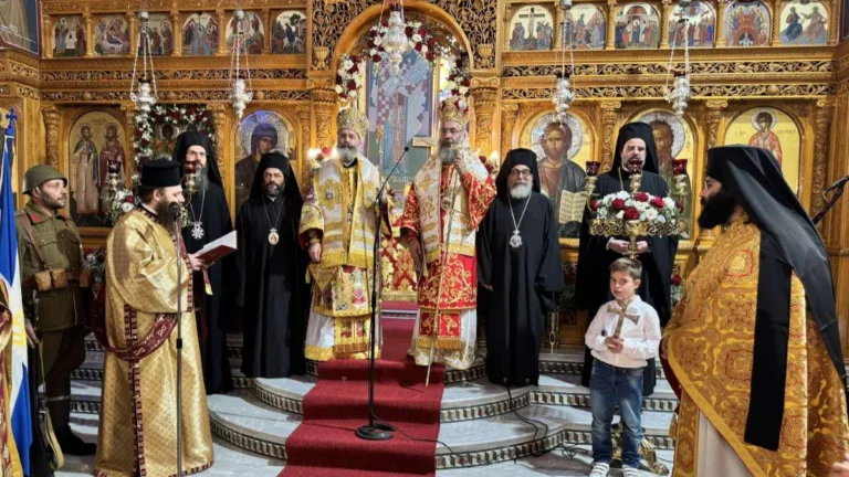 Archbishop Makarios leads celebrations in Crete honouring the Four Holy New Martyrs