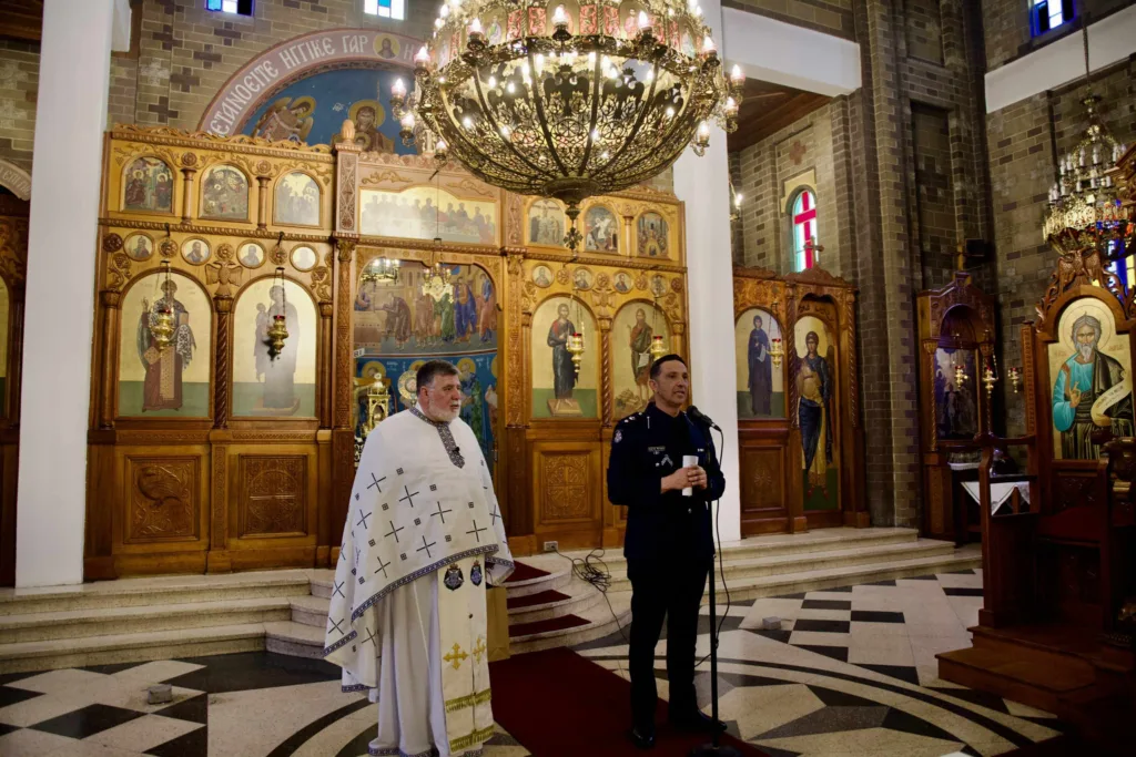 St John’s church in Carlton hosts annual celebration for Patron Saint of police officers
