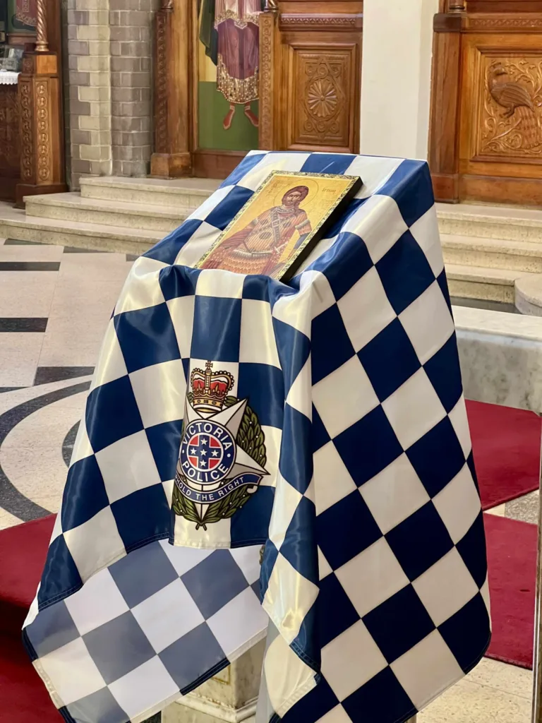 St John’s church in Carlton hosts annual celebration for Patron Saint of police officers