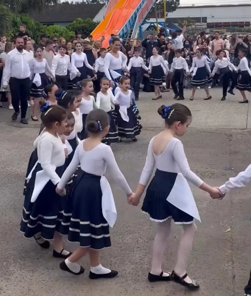 Following the Sunday service, the church grounds were transformed into a Paniyiri,