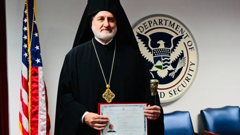 A ‘gift from above’: Archbishop Elpidophoros becomes a US citizen