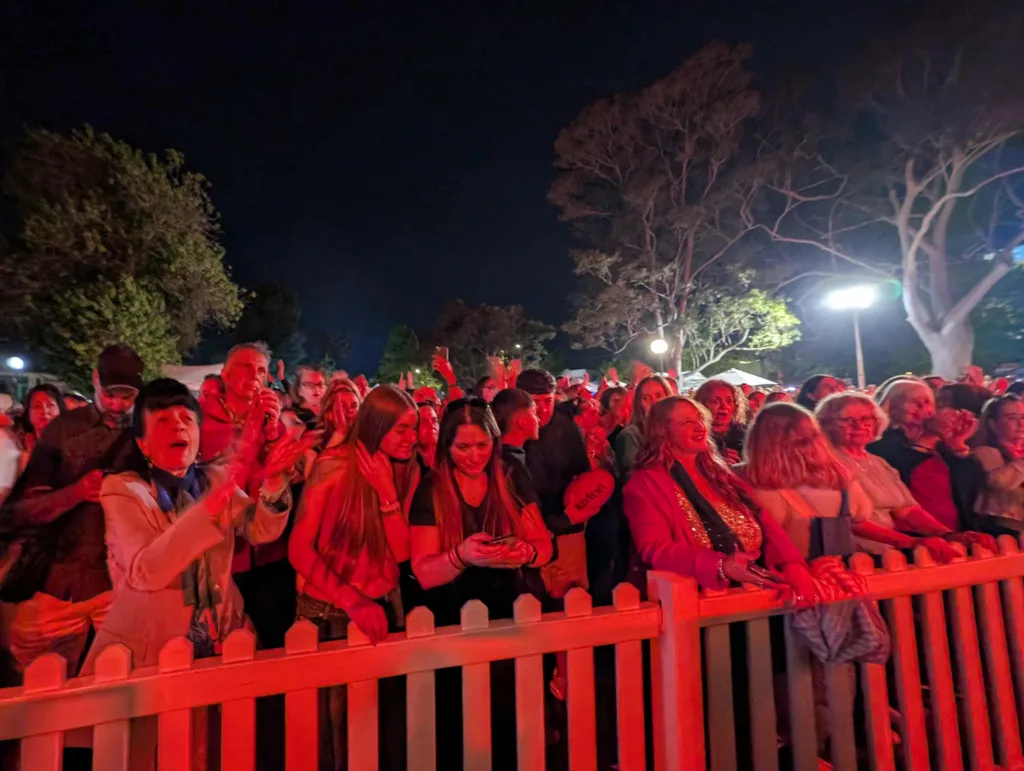 Crowds enjoy Christina Salti