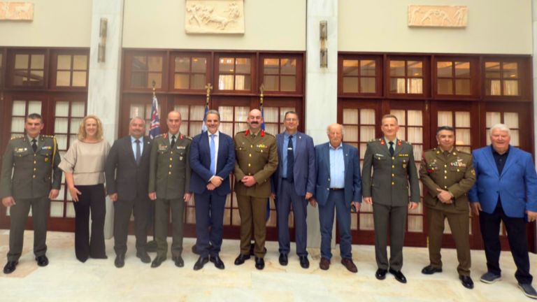 Greek Embassy welcomes Hellenic Army Academy delegation to Australia