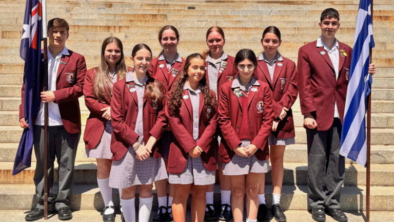 Oakleigh Grammar students commemorate OXI Day