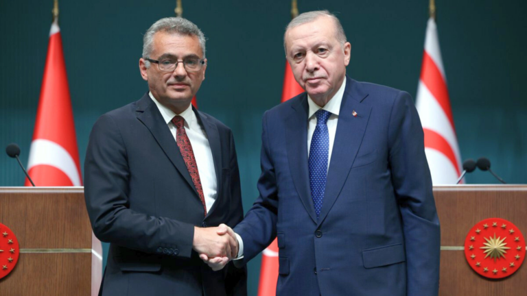 Erdogan reaffirms support for two-state solution in Cyprus