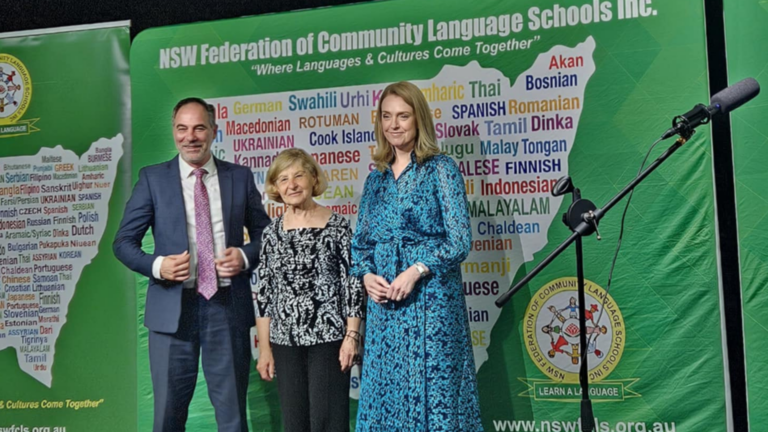 Soula Tsilimos recognised for nearly five decades of Greek language education in NSW