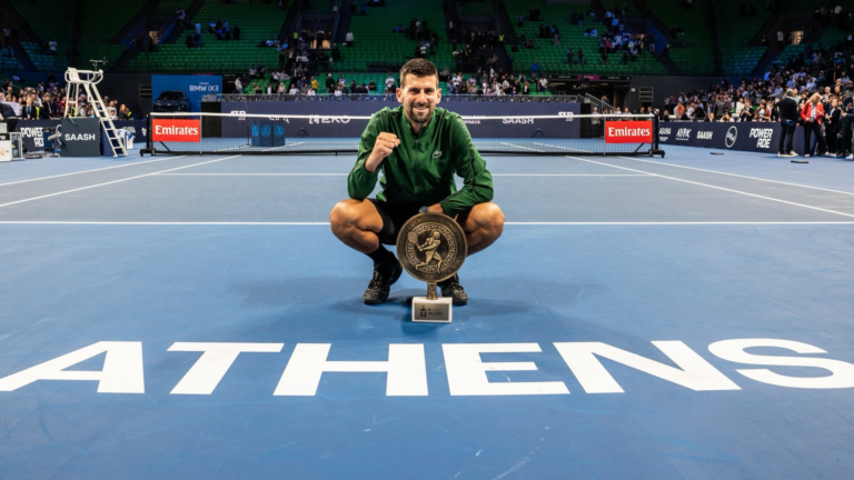 Djokovic claims 101st career title at inaugural Hellenic Championship in Athens