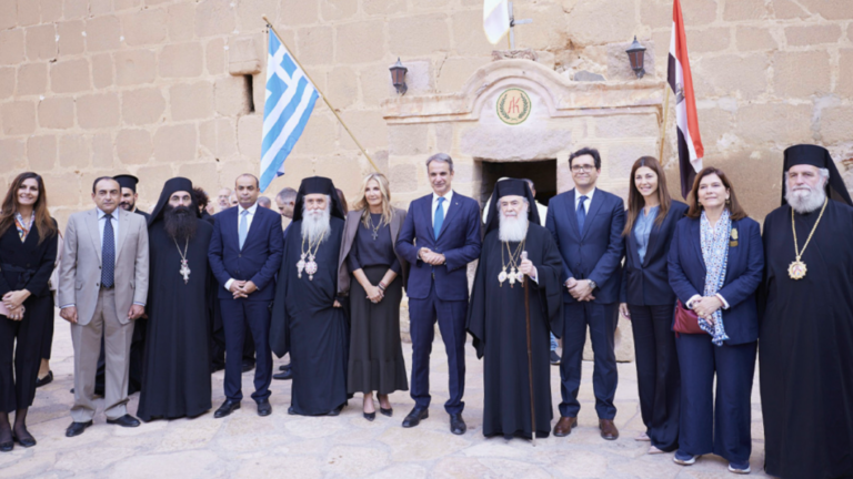 Mitsotakis vows support for St Catherine’s Monastery at enthronement of Sinai Archbishop
