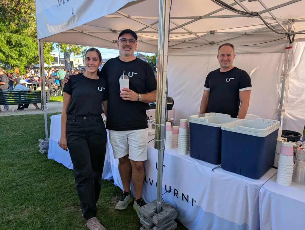 Melvourni Coffee owner George Darmanis and Paris