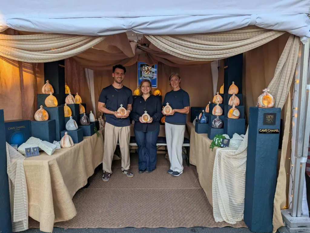 Stacey K Studio where Stacey and her son, Alexander, showcased their lovely 'caves'