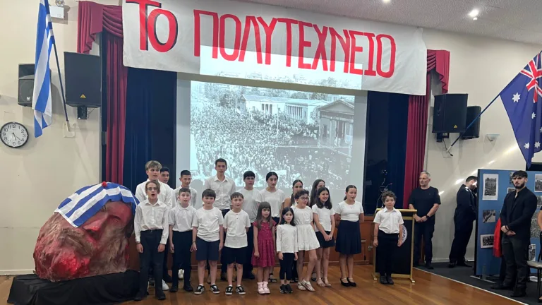 Greek Orthodox Community of NSW commemorates Athens Polytechnic Uprising