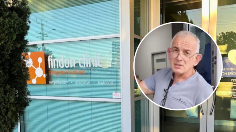Banned Adelaide GP Bill Tolis denies breach after being seen at medical clinic