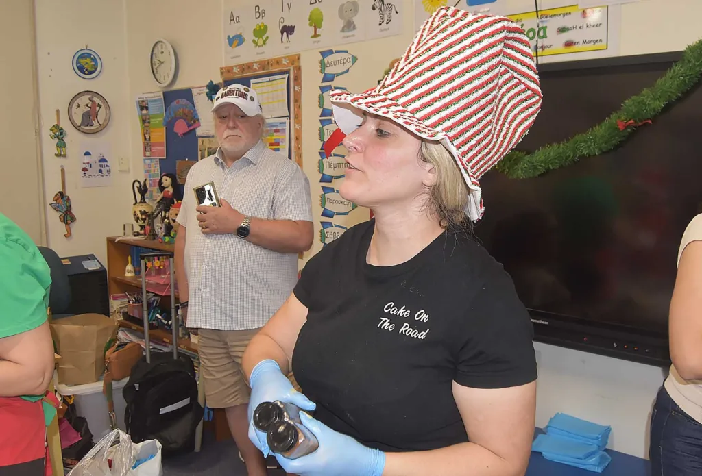 Fay giving instructions