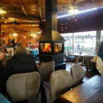 Fireplace cafe