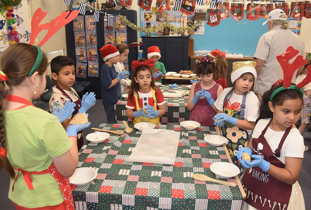 Group of Kids Baking
