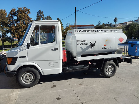 Heating oil truck
