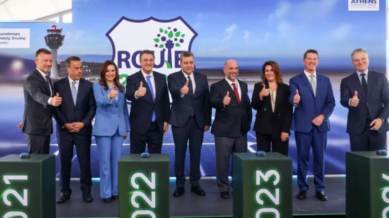 Athens international airport reaches net zero 25 years ahead of aviation goals