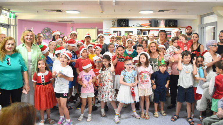 GOCNSW students spread Christmas joy at Earlwood aged care home