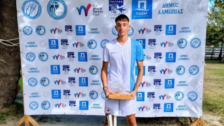 Greek community rallies to help rising tennis star Odysseas Geladaris compete in Australia