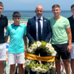 Cyprus Community of NSW group was led by Honorary Secretary, Kyriakos Panayi,