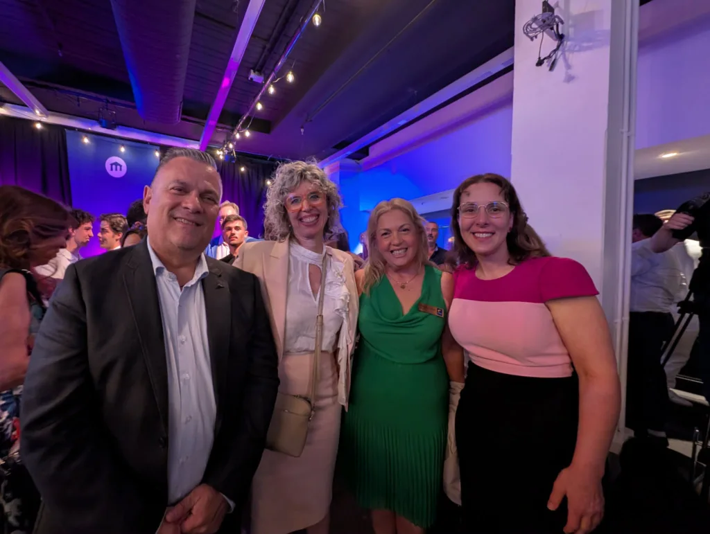 Mayor Jim Grivas, Nina Taylor MP, Mayor Virginia Tachos, Mayor Emily Dimitriadis