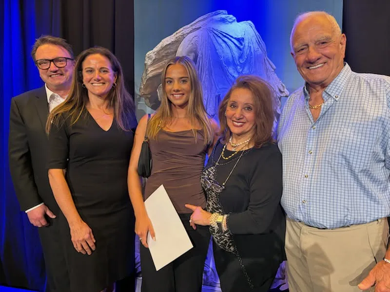 POTENTIAL HERO PHOTO Stephanie Leon with her proud parents and grandparents