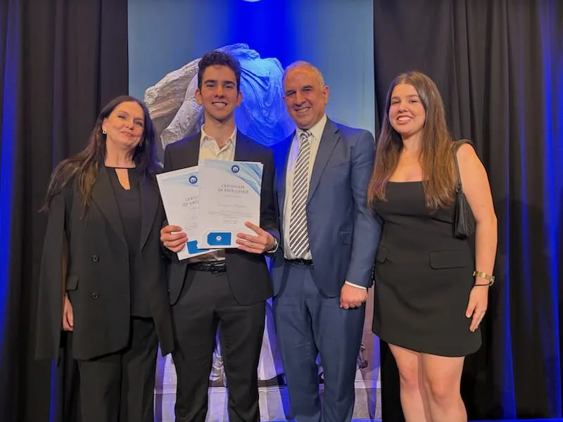 Pirpiris family, very proud of Georgios for his outstanding results